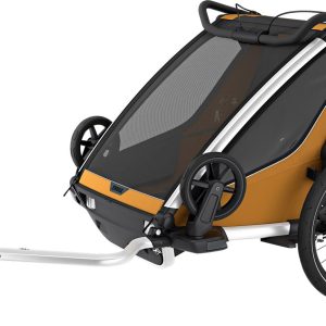 thule chariot sport 2 double natural gold