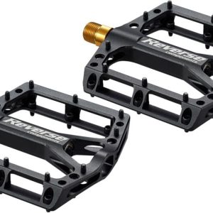 reverse components black one titanium platform pedals